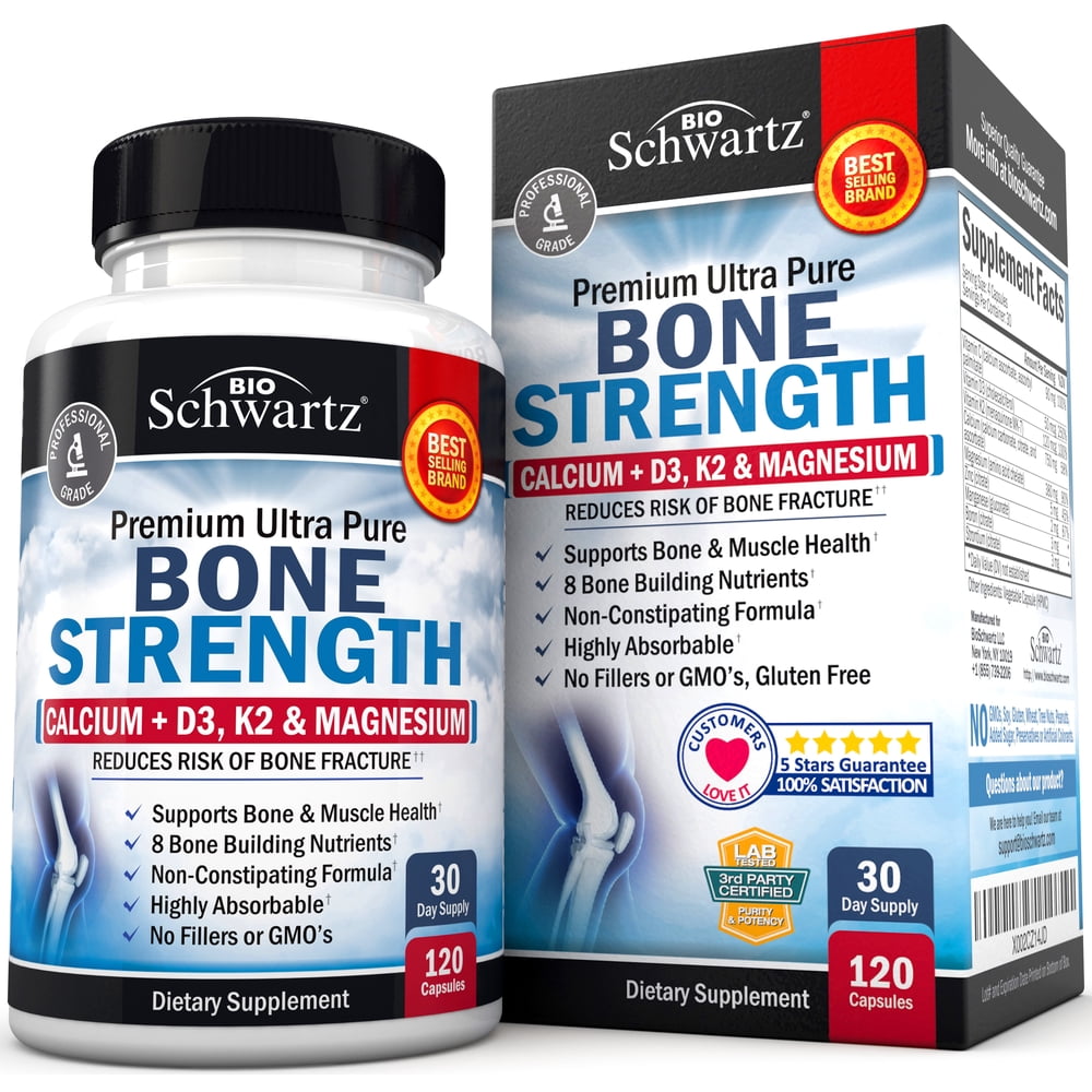 BioSchwartz Bone Strength Supplement for Women and Men