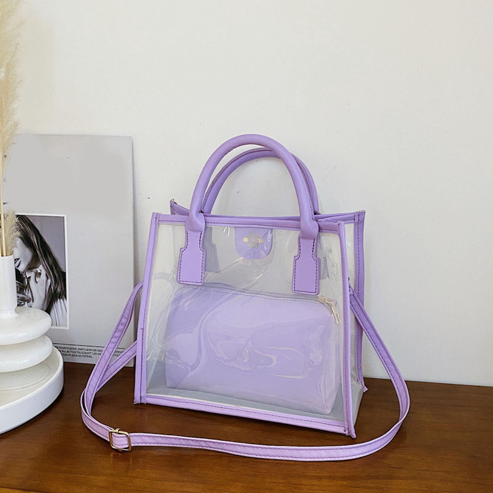 Bolso de gelatina de Pvc a la moda, bolso pequeño transparente para ...