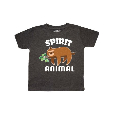 

Inktastic My Spirit Animal is a Sloth with Sloth Illustration Gift Toddler Boy or Toddler Girl T-Shirt