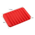 thumbnail image 6 of jiaroswwei Soap Tray Creative Shape Flexible Silicone Creative Comb-Shaped Soap Dishes Storage Holder Home Supplies, 6 of 8