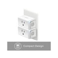 thumbnail image 3 of Kasa Smart WiFi Plug Lite by TP-Link (2-Pack) -12 Amp & Reliable Wifi Connection, Compact Design, No Hub Required, Works With Alexa Echo & Google Assistant (HS103P2), White, 3 of 6