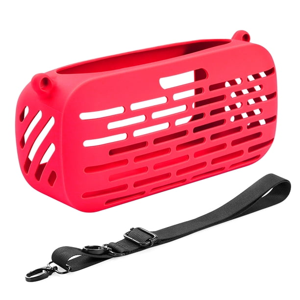 Funda Protectora Silicona Ndcxsfigh Transporte Flexible para SoundLink Max Rojo