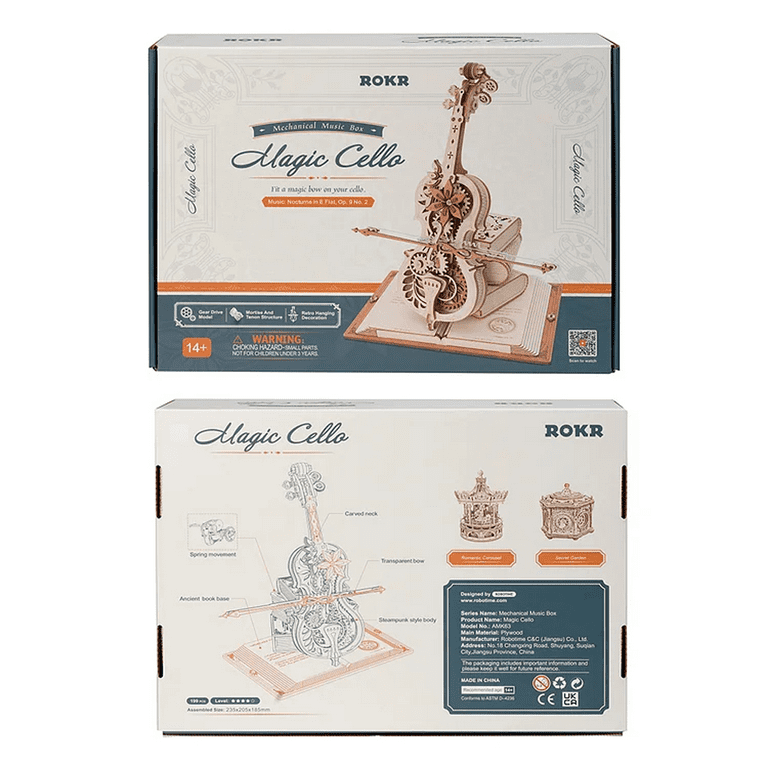 ROKR Magic Cello puzzle review - it will test your mechanical puzzling  skills! - The Gadgeteer