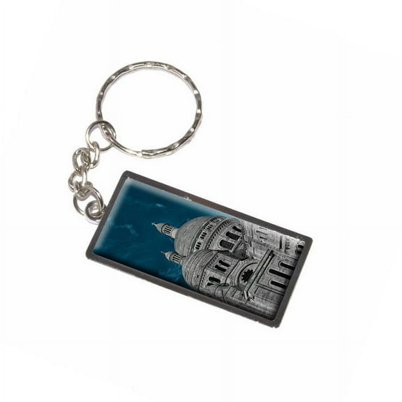 Sacre-Coeur Church Paris France Keychain Key Chain Ring