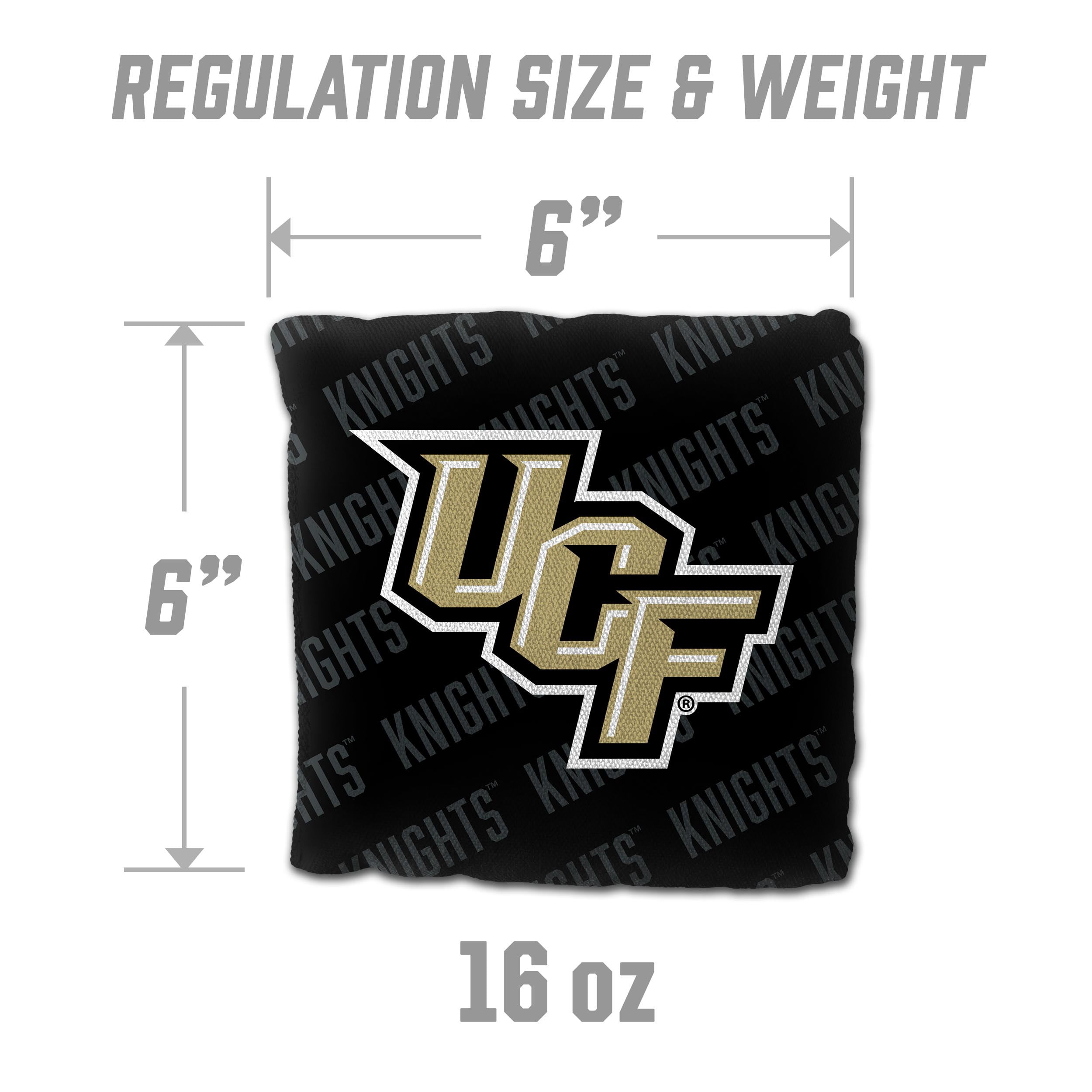NCAA Central Florida Knights Cornhole Bags - 4PK - Black