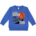 thumbnail image 2 of Inktastic Little Sister and Biggest Fan Basketball Player Toddler Sweatshirt, 2 of 4