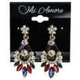 thumbnail image 2 of Mi Amore Drop-Dangle-Earrings Multicolor/Gold-Tone, 2 of 2
