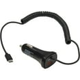 thumbnail image 2 of Tripp Lite Car Dual Port 30w Type-a & C W Coiled Cord 6ft - Car Adapter - 30 Watt - 3 A - Qc 3.0 - 2 Output Connectors (Type-c) - Black, 2 of 6