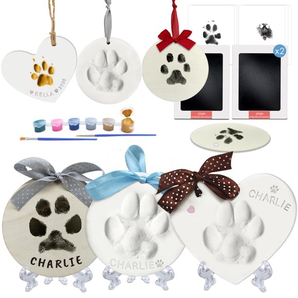 Kit de tinta de arcilla Skittypurr Paw Print para perros y gatos