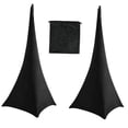 thumbnail image 3 of 2 fundas elásticas para trípode con soporte de altavoz y bolsa de almacenamiento. Fundas elásticas para altavoces de DJ, ideales para bodas y para, 3 of 9