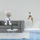 thumbnail image 2 of Figura de escritorio,Estante con estatua de astronauta para decoración de oficina y hogar,Figura decorativa de escritorio de resina para decoración del hogar,Estatua de niña,Estatuas de, 2 of 8