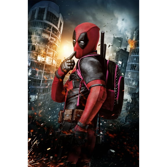 Deadpool Movie Ryan Reynolds - Poster 12 x 18 inch Poster Print Frameless Art Gift 30 x 46 cm Paper