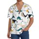 thumbnail image 1 of Fotbe Cute Whale Camisa Estampada de Manga Corta para Hombre, Casual de Verano, Estilo Playero, Sin Arrugas-Medium, 1 of 5
