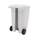 thumbnail image 2 of Bote de basura Tramontina T-Force Con tapa pedal y ruedas 100Lt blanco, 2 of 4