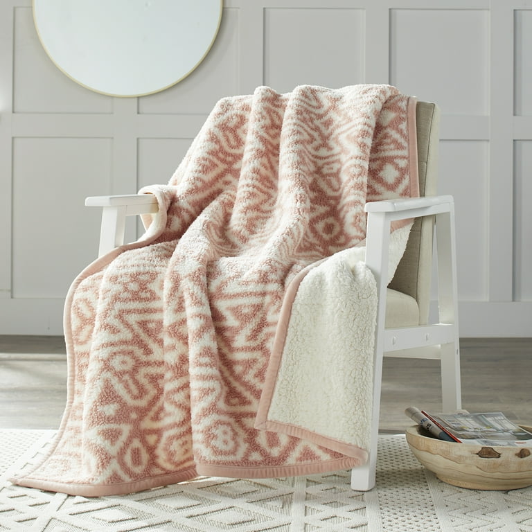 Better homes and online gardens plush throw blanket