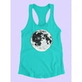 thumbnail image 3 of Graphic Moon Racerback Tank Women -Image by Shutterstock, Female Small, 3 of 4