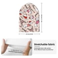 thumbnail image 2 of Lsque Dachshund And Eiffel Tower Pattern Knitted Beanie, Unisex Winter Hat, Knit Hat Winter Beanies Thick Fisherman Beanies Cuffed Plain Skull Caps, 2 of 6