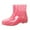 Pink, variant on Wdgfv Waterproof Rain Boots for Women - Wide Calf Design