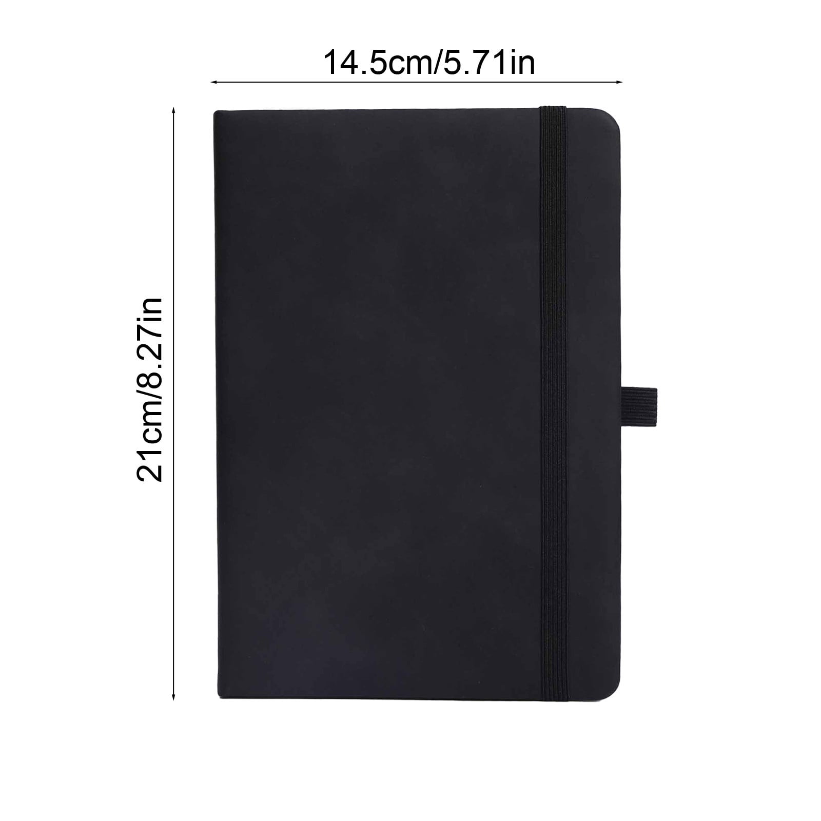 A5 Hardcover Notebook, Thick Paper Diary Journal, Planner with Stickers for Office Use