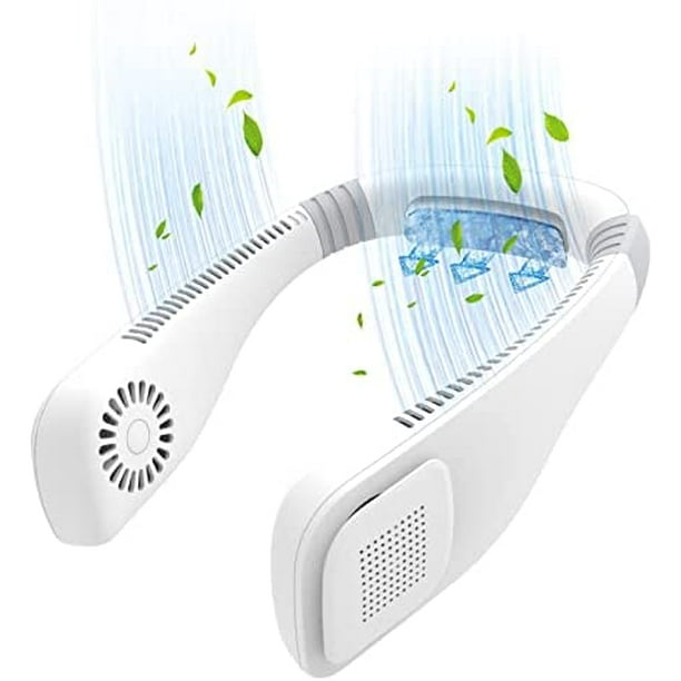 Portable Neck Fan, 2022 Upgraded Hands Free Bladeless Fan,LongLasting