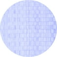 thumbnail image 1 of Ahgly Company Machine Washable Indoor Round Solid Blue Modern Area Rugs, 5' Round, 1 of 4