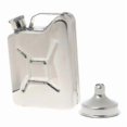 thumbnail image 1 of 5oz Stainless Steel Jerry Can Hip Flask Liquor Whisky Pocket Bottle Men Gift, 1 of 5