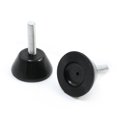 thumbnail image 1 of Unique Bargains 2 Pcs M8 x 30 Thread 40mm Dia Rubber Base Leveling Feet Mounts, 1 of 1