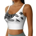 thumbnail image 2 of Naloa Family Of Sea Turtles Sports Bras for Women, High Support Bra with Removable Pads, Comfortable - X-Large, 2 of 9