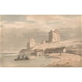 thumbnail image 2 of Thomas Girtin 24x17 Gold Ornate Framed and Double Matted Museum Art Print Titled - Ruins on the Coast, 2 of 4
