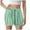 Green, variant on Women's Gingham Checkered Boxer Shorts Y2k Low Waist Summer Casual Lounge Sleep Beach Shorts With Bow Tie（Blue， M）