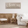 thumbnail image 4 of Stupell Industries Contemporary I Love Us Romantic Canvas Art, 48 x 20, by Marla Rae, 4 of 8