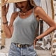 thumbnail image 2 of Blusa informal sin mangas con cuello en V para mujer, blusa lisa, camiseta sin mangas Wmkox8yi  bvn3437, 2 of 9