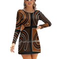 thumbnail image 1 of Anne Boleyn Repeating Pattern Sweetheart Knot Flared Dress Fashion Design Large Size Loose Dress Six Six The Musical Anne, 1 of 5