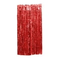 thumbnail image 1 of Enqiretly Rideau en Feuille Inodore Application Grand et Options Personnalisables pour Anniversaire Rouge 3*1m 5ensemble, 1 of 4