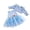 Blue, variant on 18 Inch Doll Clothes Set, Knit Cardigan & Tulle Dress with 3D Butterfly, Winter Princess Outfit for Dolls