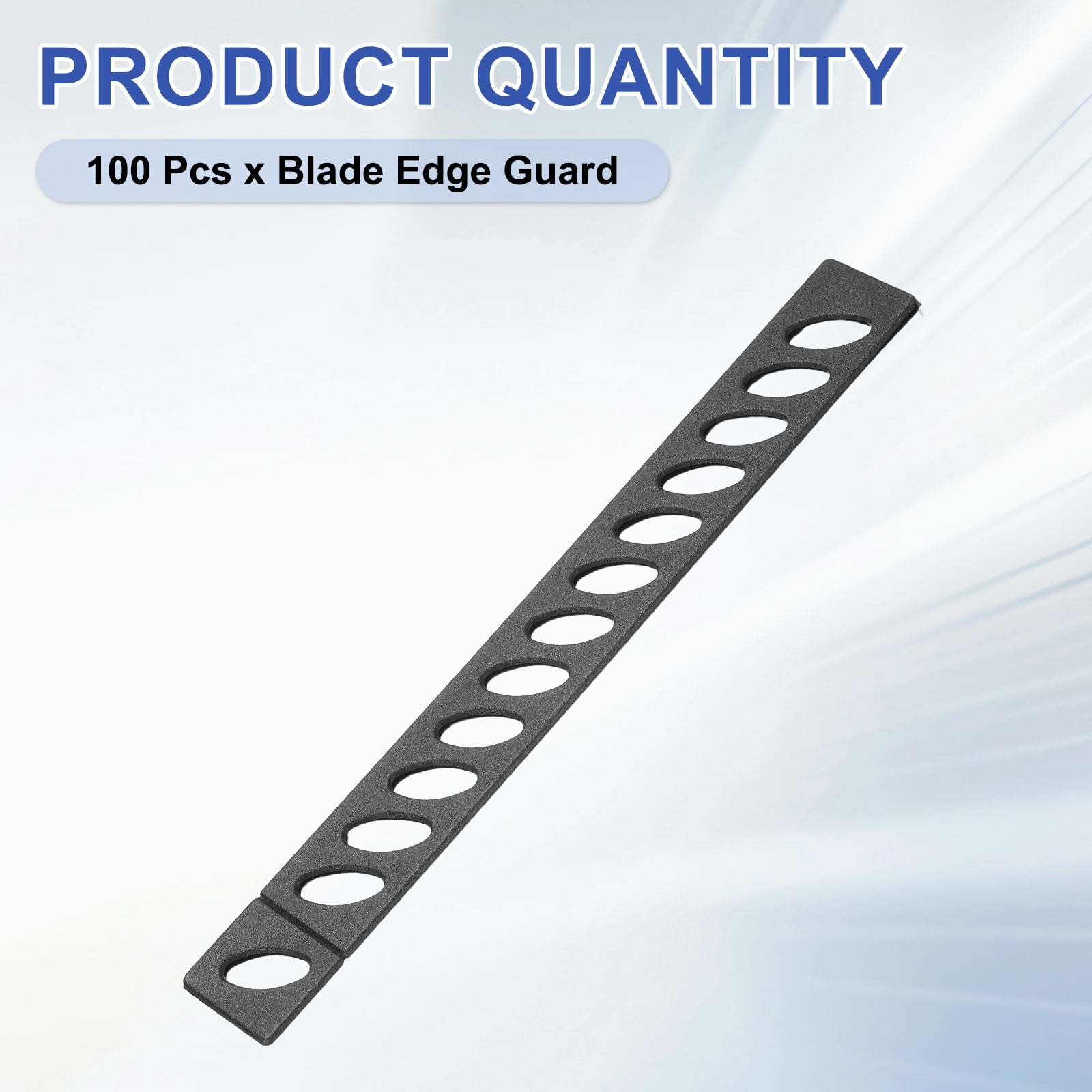 100Pcs Blade Edge Guard 7.87"x0.94"x0.16" Knife Guards Blade Edge Protector