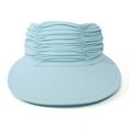 thumbnail image 5 of Riforla Women Men Summer Western Cowboy Hat Shapeable Straw Hat Hollowed Out Sun Hat Beach Hats for Women Blue, 5 of 5