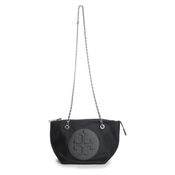 Tory Burch Women's Ella Small Chain Crossbody, Black