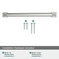 thumbnail image 4 of Amerock Farewind 7-9/16 inch (192mm) Center-to-Center Polished Nickel Cabinet Pull, 4 of 6