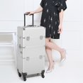 thumbnail image 3 of Yaheetech 3 in 1 Rolling Makeup Train Case, 3 of 8