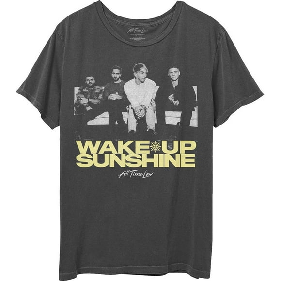 All Time Low  Adult Wake Up Sunshine Faded T-Shirt