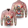 thumbnail image 3 of Happy Valentine’s Day Adorable Mastiff Puppy Holding Heart Balloon All Over Print 3D Baseball Jacket Mastiffs Dog Lover Gifts Idea Bomber Jacket Softball - 00030, 3 of 6