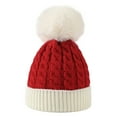 thumbnail image 6 of Kids Christmas Warm Beret Hat – Thick Soft Beanie Cap, Cute Festive Party Style, Cozy Family Accessory for Winter Holiday and Parent-Child Outfits Winter, 6 of 6