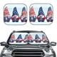 thumbnail image 2 of Balery Cute Gnomes in USA1 Parasol para parabrisas de coche de 2 piezas | Parasol plegable para parabrisas delantero de coche para la mayoría de sedanes-Small, 2 of 6