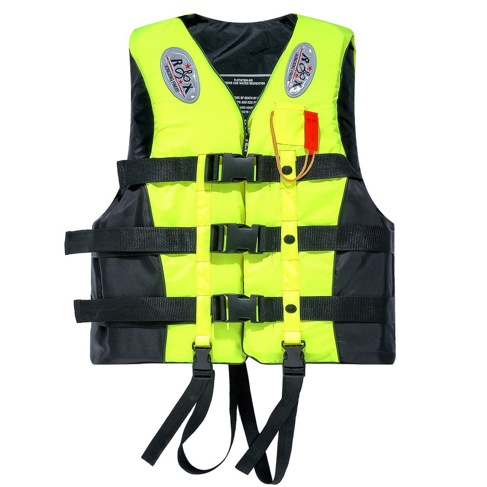 Life Jacket Vest Swimming Adult kid PFD 3 colors Fully Enclosed Size S M L XL 