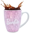thumbnail image 3 of Taza Grande de Cerámica, Diseño Barbie Fashionista Minimalista, Capacidad 500 ml con Caja de Regalo, 3 of 7