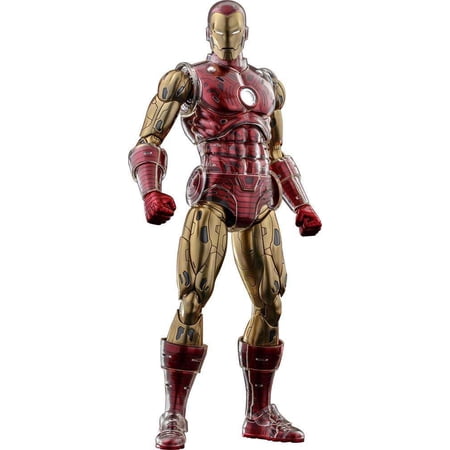 Marvel Movie Masterpiece Diecast Iron Man Origin Collectible Figure (Regular Version)