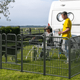 thumbnail image 4 of Caveen Dog Playpen 16 Panels 40Inch Heavy Duty Dog Pen Pet Fence Playpen Indoor Outdoor, 4 of 10