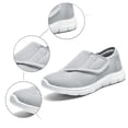 thumbnail image 6 of Xiaoxatg Women's Casual Shoes Lightweight Solid Color Sneakers for Spring and Summer Outdoor Activities Comfortable Walking Footwear 6.5 Grey, 6 of 9