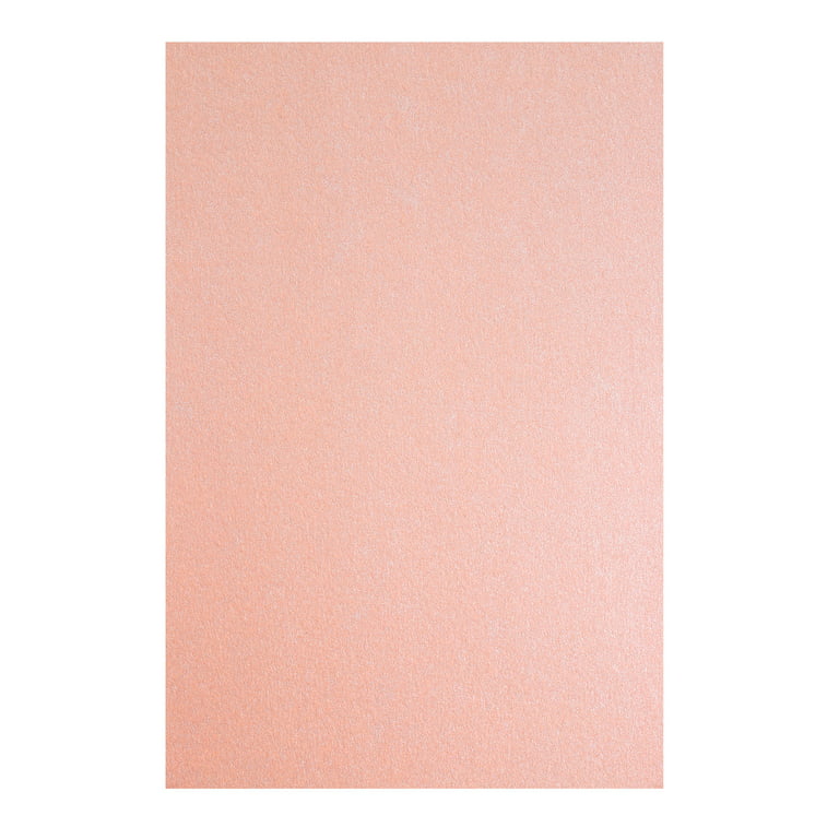 Rose Gold Glitter Cardstock Paper by Recollections™, 8.5 x 11
